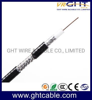 19AWG Black PVC Coaxial Cable Rg59 Satellite Cable