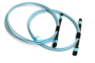 Factory Price High-Density Om3 MPO-MPO Trunk Fiber Optic Patchcord with High Quality