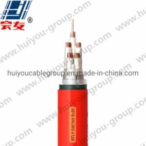 Btte/Btly/Btle/Bbtrz Flexible Fireproof Fire Resistant Insulation Material 5*25mm Multicore Shield Cable Fire Resistance Cable