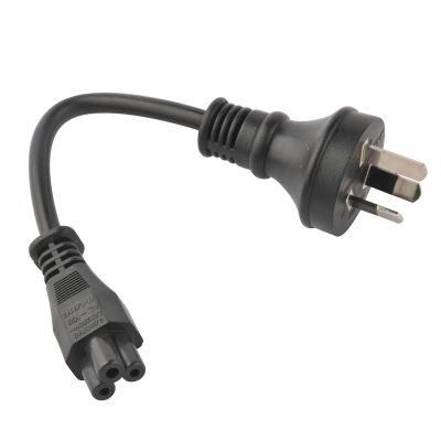 Australian 3 Pins Computer Power Extension Cord with C5 Connector