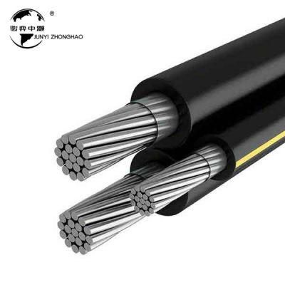 3X95mm 10kv 33kv Aluminum Conductor ABC Aerial Bundle Cable XLPE Insulated 11kv Overhead Cable