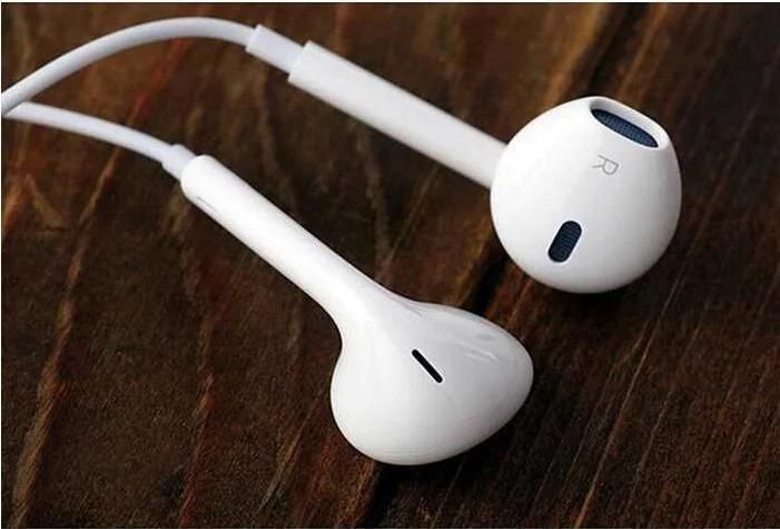 Real Original Cable for Apple iPhone 5 iPhone6 iPhone6s iPhone7 Earphone with Remote and Mic
