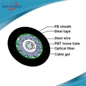 Gyxts Central Tube Aerial &amp; Duct Outer Door Telecommunication Optical Fiber Cable