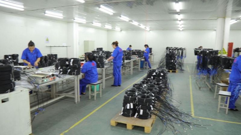 Indoor Multi-Core LSZH Armored Bunch Fiber Optical Cable in Cord Gjafkv FRP