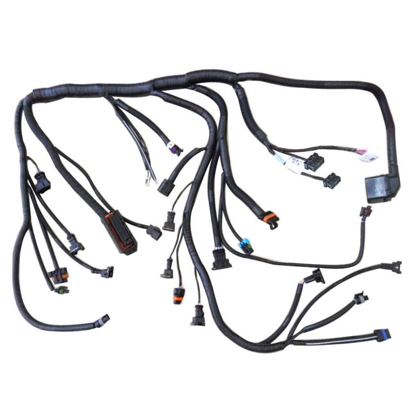 Wholesale Automobile Engine Wiring Harness Cable Plug Wiring Harness Assembly Male and Female Butt