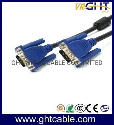 5m High Quality Male/Male VGA Cable 3+4 for Monitor/Projetor