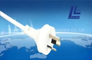 3-Pin 10A 250V Australia Extension Cord Plug SAA Marked