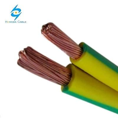 Flexible Copper Earth Wire Green -Yellow Copper Electrical Wire