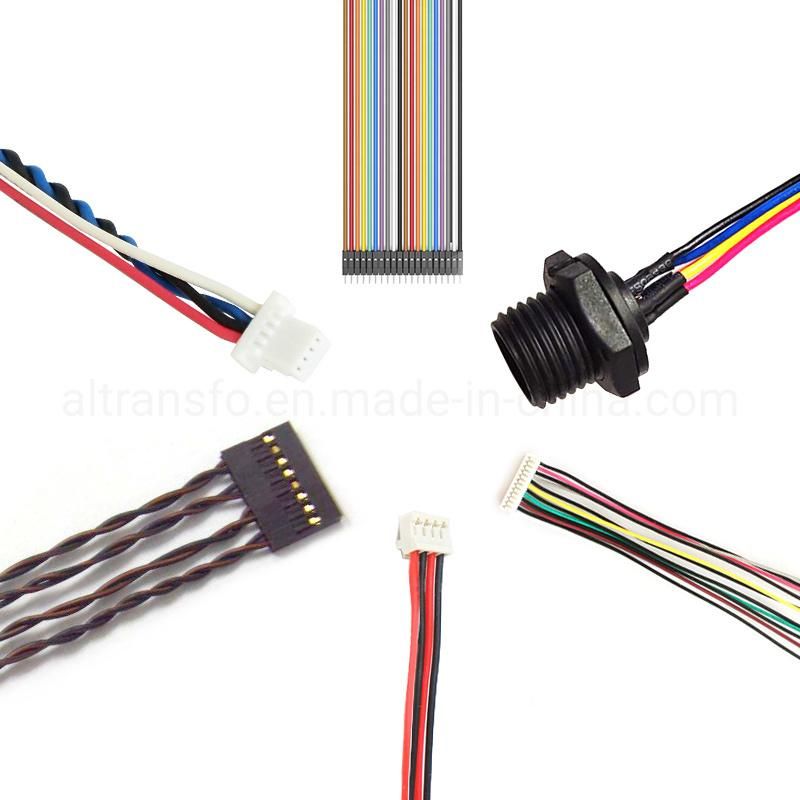 1.0mm 1.25mm 1.5mm 2.0 2.54mm 2/3/4/5/6 Pin Connector Electric Wire & Female Plug JST  Custom Cable Assembly