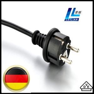 European Standard Power Cord Plug with Germany VDE
