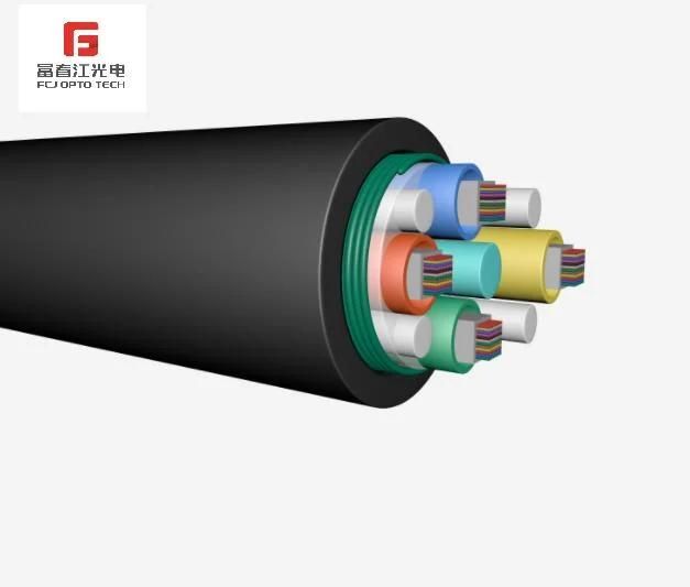 Flat Ribbon Cable Optic Fiber Loose Tube Gydts
