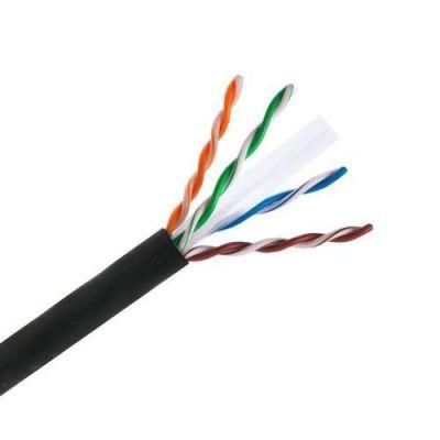Indoor and Outdoor Network Copper Conductors 24AWG 4 Pair CAT6 FTP UTP Ethernet LAN Cable