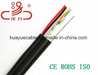 Drop Wire 4X2X0.5cu+1.2steel Wire Cable/Data Cable/ Communication Cable/ Connector/ Audio Cable