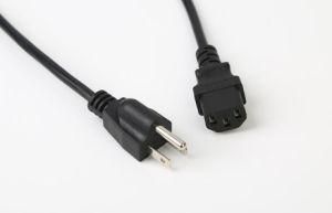 Us 3 Pin AC Power Extension Cord NEMA 5-15p to IEC60320 C13 Power Cable