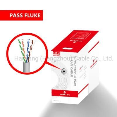 LAN Cable Network Cable Uutp Cat5e Bulk Computer Wire Ethernet High Quality Copper Wire