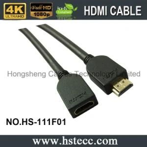 High Speed PVC Head HDMI M-F Cable with Gold-Plated Connector