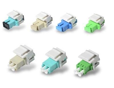 Sm Singlemode Optical Flange Coupler Sc APC Adapter Simplex Sc Optical Fiber Connector and