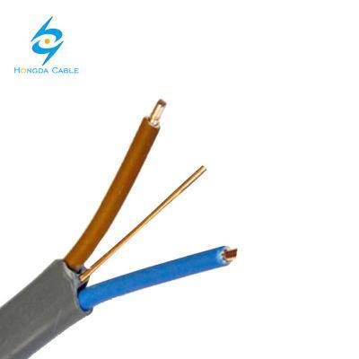 2c+E Solid Copper Wire Twin and Earth Wire Electrical Cable