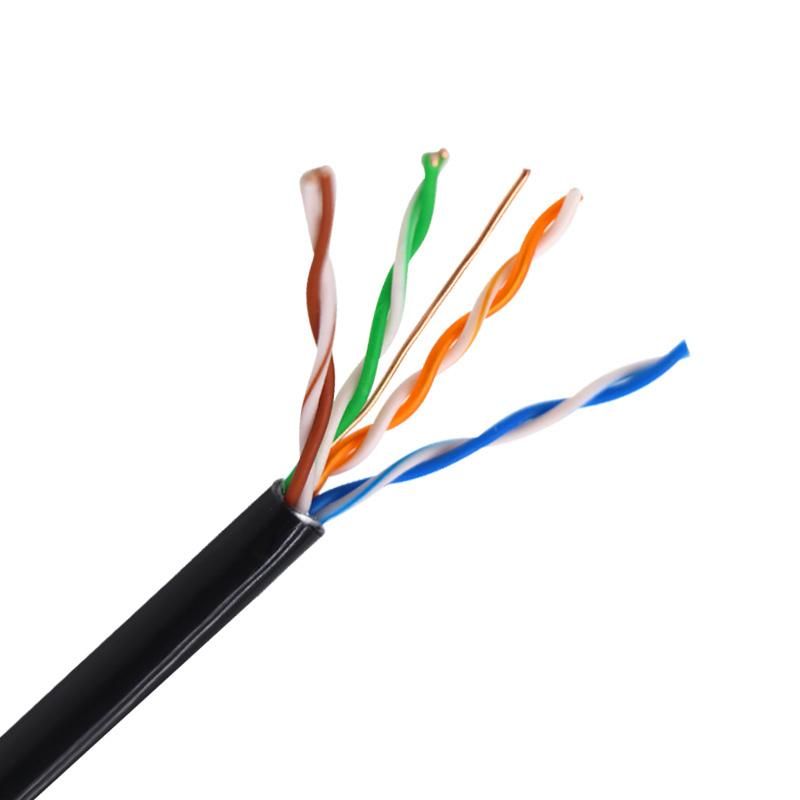 FTP Cat5e with Messenger Brand LAN Data Internet Cable with Fastreel Bare Copper Shielded Network Cable 24AWG 4pair 1000FT 305m Ethernet Cable