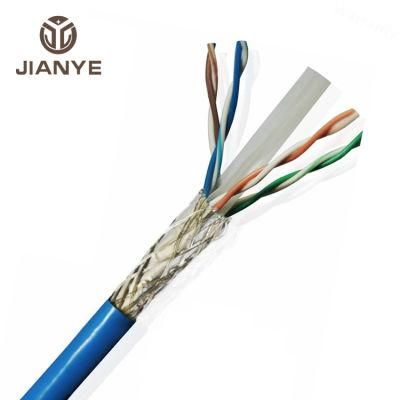 Good Price 0.57 0.5 CCA PVC 4 Pairs CAT6A CAT6 UTP FTP SFTP Indoor Network LAN Cable