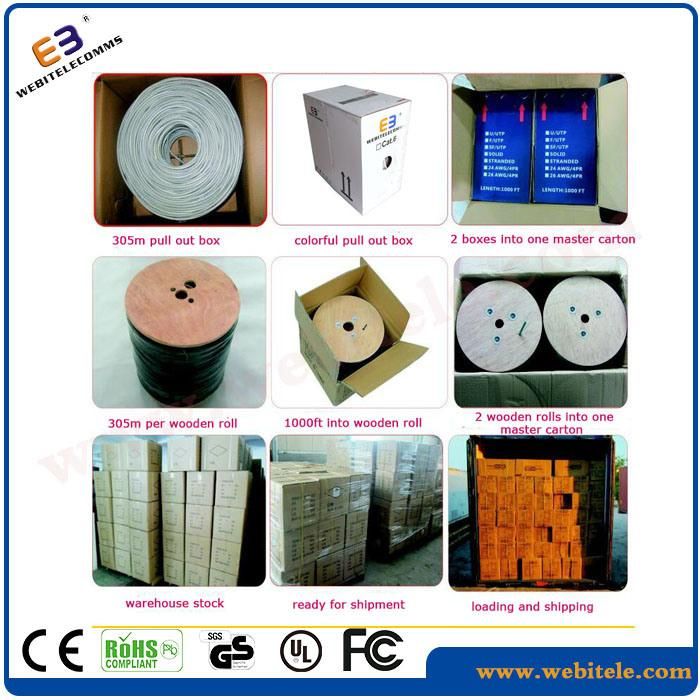 UTP Cat5e Network Cable for Data Communication