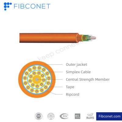 FTTH Gjbfjy Multi-Fiber Breakout Cable Fiber Optic Indoor Cable with Fast Connector