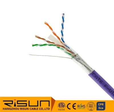Outdoor FTP CAT6 Network Ethernet Communication Crossover 1000m Spiral Cable