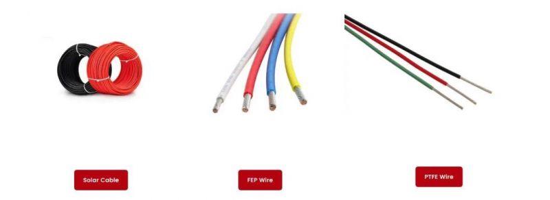 250 Degree 600V Teflon PTFE PFA FEP ETFE Insulated High Temperature Wire