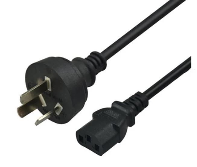 3pin Flat Plug to 3pin Flat Jack Power Cord Australian Type
