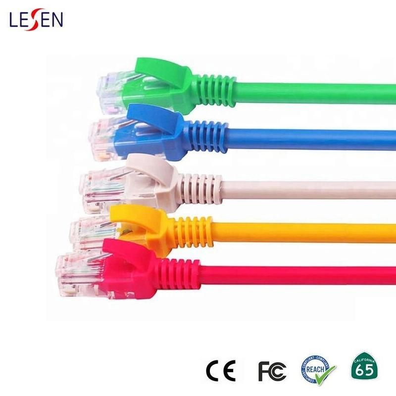 RJ45 Cat5e CAT6 8p8c Flat Ethernet 26AWG Patch Network LAN Cable
