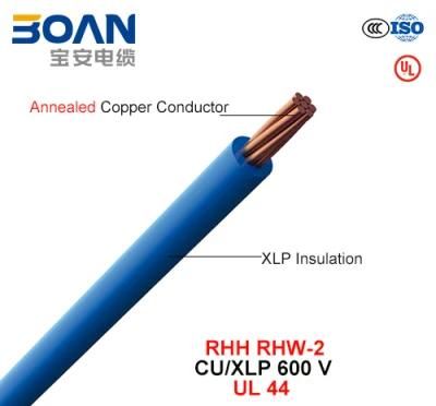 RHH/RHW-2, Building Wire, 600 V, Cu/Xlp (UL 44)