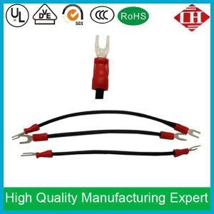 Red Fork Type Cold Press Gnd Terminal Wring Harness