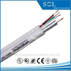Composite 3 Power Wires Plus 75ohm RG6 Coaxial Cable