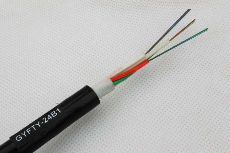 Aerial Thunder-Proof 24 Core Fiber Optic Cable GYFTY