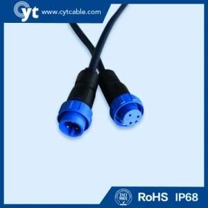 4 Pin Transparent Waterproof connector Wire for LED Lighting