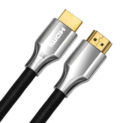 Manufacture Hdmi Cable Male To Male 1M 2M 3M Support 8K 60Hz Wholesale Price Customize Computer 8K Hdmi Cable