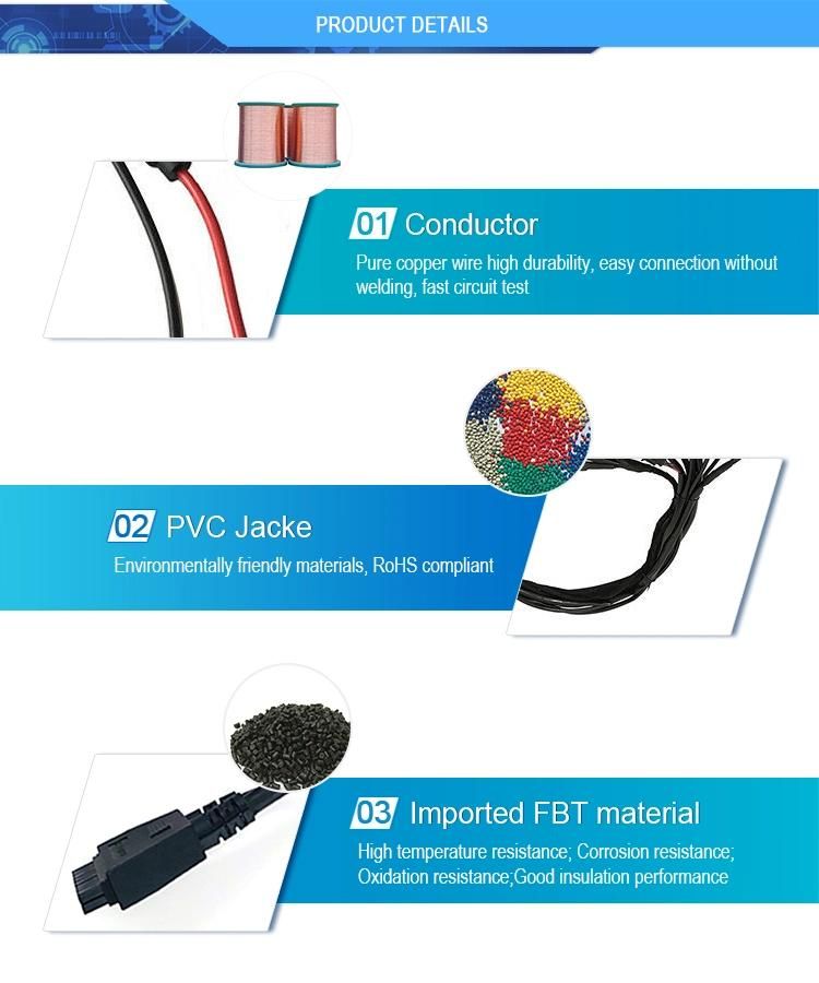 Customized OEM ODM 56 Pins Automotive Fuel Modification Wiring Harness