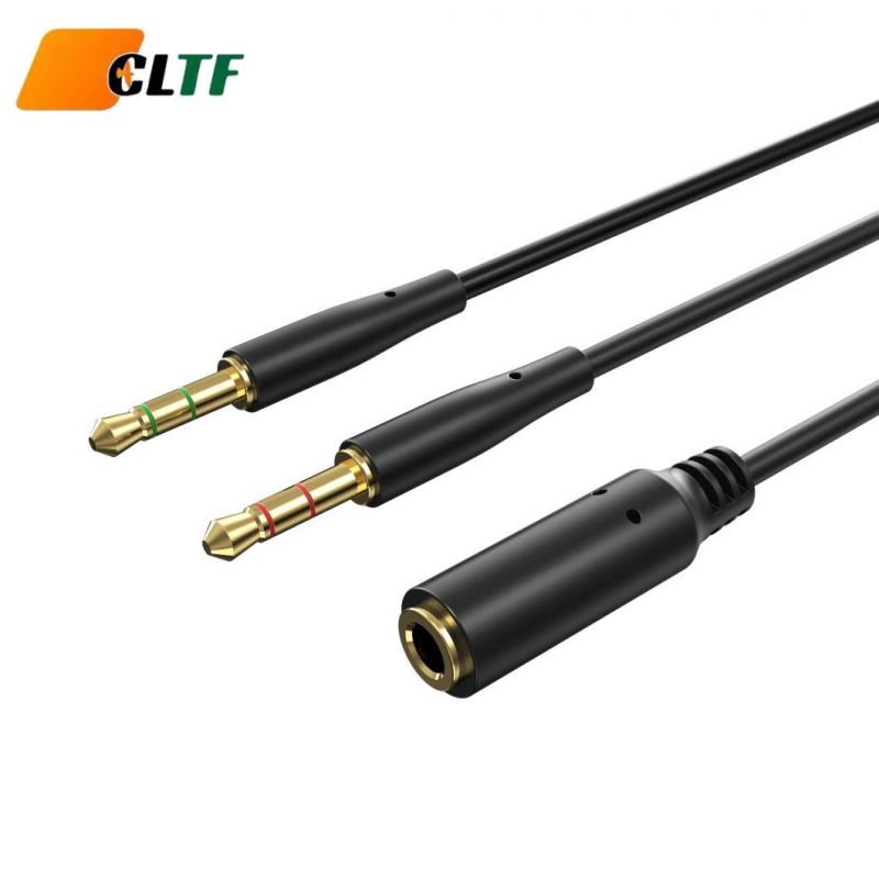 Headset Splitter Cable, Audio Cable Separate Microphone,