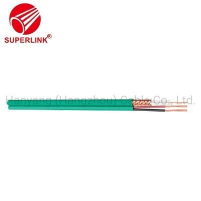 Hangzhou Factory CCTV Cable Kx8 2c Stranded Copper Conductor Composite Coaxial Cable