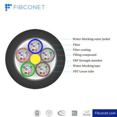 GYFTY 2/4/8/12/24 Core Fiber Optic Cable Sizes