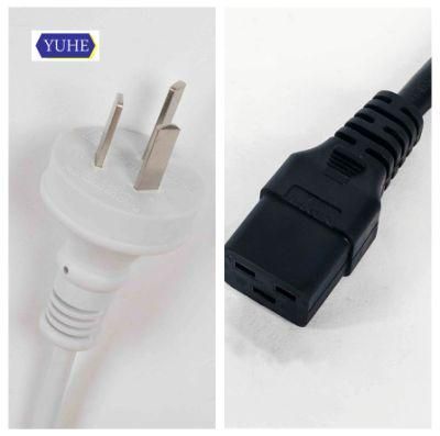 Argentina 3 Lead Plug IEC C19 Connector Cable for Electric Coffee Pot