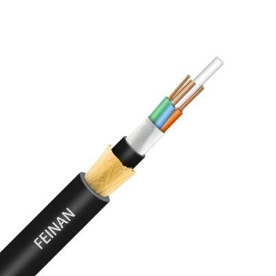 24 Core 100-120m Span ADSS Fiber Optic Cable Self-Supporting Optical Fiber Cable ADSS