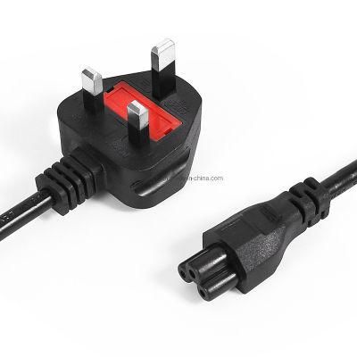 UK Standard Plum Wholesale UK AC Power Cords 3 Pin Extention Adaptor UK Standard for Laptop Plug Socket