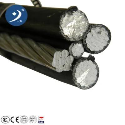 3*70+70mm2 Quadruplex Cable ACSR with Neutral Messenger