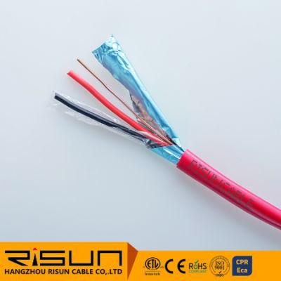 Fr-PVC Shielded Alarm Cable Solid Multi-Strand 2 4 6cores