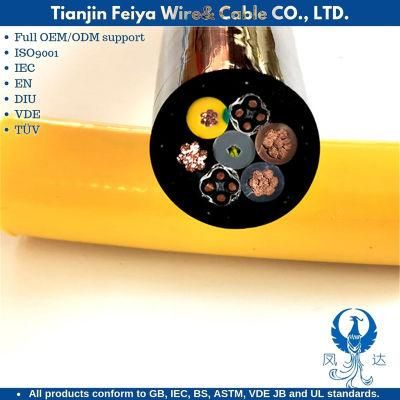 PVC H05vvf Aluminium Copper Core Epr Insulated Thermoplastic Elastomer Sheathed Cold Industrial Twisted Resistant Wind Power Flexible Cable