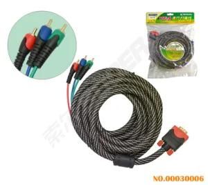 VGA to 3 RCA Male to Male Cable (VGA-03-5M)