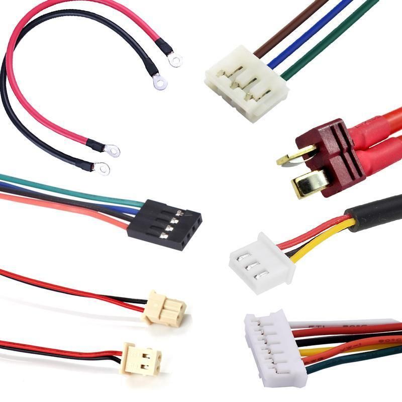 Customized Wire Cable Assembly Custom Connector with Jst Tyco Molex Plug Cable
