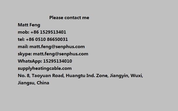 Chinese Manufacturer of Roof Defrost Heating Cable