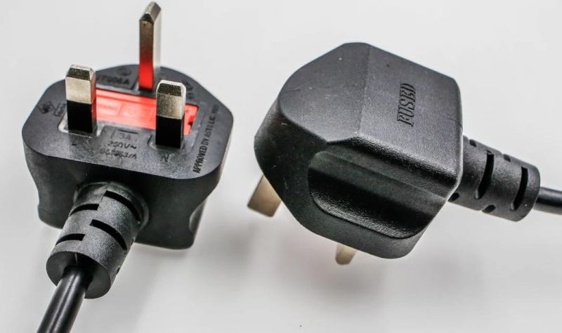 Bsi UK 3 Pin Plug with The Connector of Figure 7 (C7) AC Power Cord